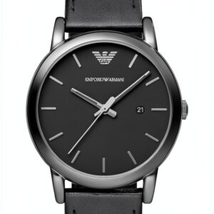 Montre Homme Emporio Armani AR1732 Cuir Noir Quartz 12,2x34,8x23,4 cm-0