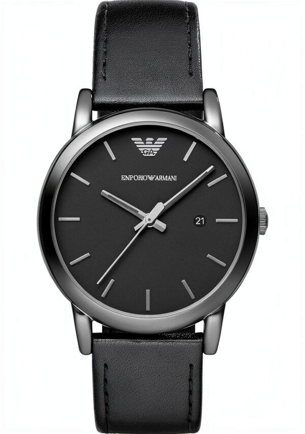 Montre Homme Emporio Armani AR1732 Cuir Noir Quartz 12,2x34,8x23,4 cm-0