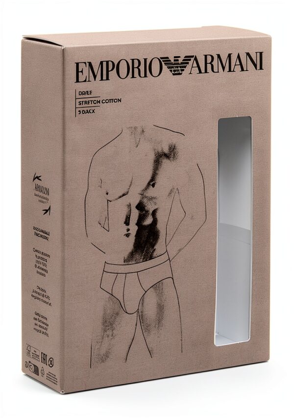 Culotte Emporio Armani EM000251 Coton Extensible Ajustement Parfait-4