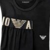 Emporio Armani Pyjama Homme Noir Taille S à XL Confort Décontracté-2
