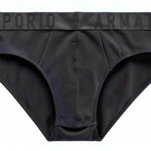 Emporio Armani Slip Homme Microfibre Marron – Ajustement Parfait-0