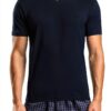 EMPORIO ARMANI T-shirt homme coupe ajustée en coton extensible modèle-1
