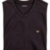Emporio Armani T-shirt homme coupe ajustée extensible EM000380 Marron-4