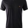 Emporio Armani T-shirt homme coupe ajustée extensible EM000380 Marron-3