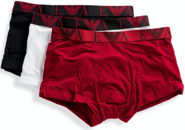 Emporio Armani 3-Pack Trunk Maillot Homme Coton Élasthanne-0