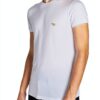 Emporio Armani T-Shirt Homme col rond brillant logo blanc S M L XL-3