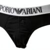 Slip EMPORIO ARMANI Homme Coton Élasthanne Marine L-0
