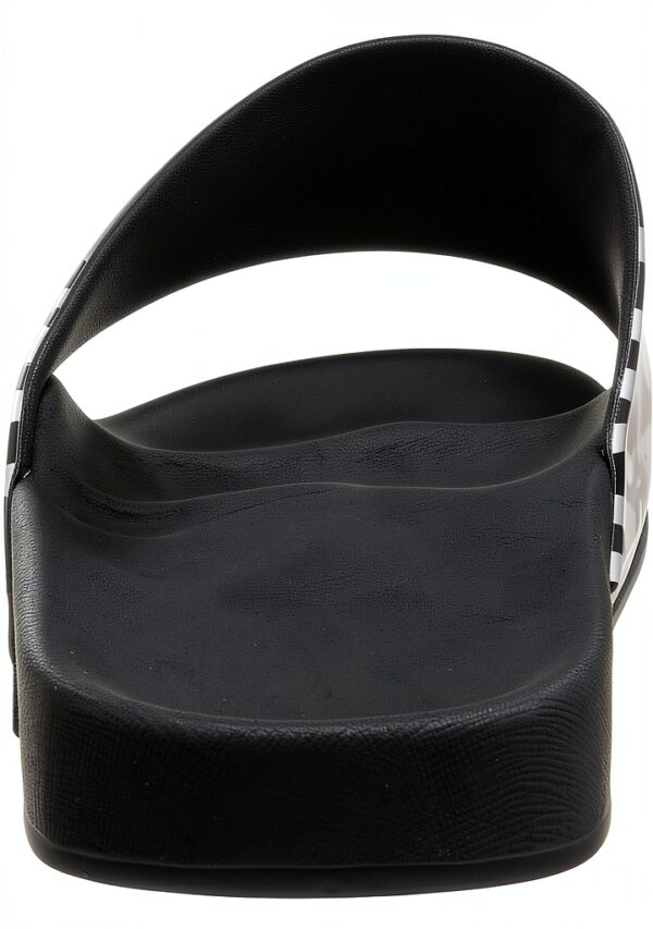 Emporio Armani Swimwear Slipper Sandale Homme Métal Glacé Noir-2