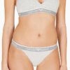 String femme Emporio Armani – Coton doux, modèle EW000405, gris/blanc-1