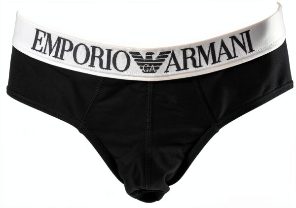 Slip EMPORIO ARMANI Homme Coton Élasthanne Marine L-1
