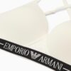 Emporio Armani Padded Triangle Bra Soutien-Gorge Blanc XS Rembourré-1
