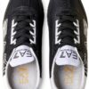 Baskets EA7 Homme Blancs 44 EU Daim et Textile Premium-2