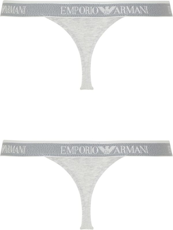 String femme Emporio Armani – Coton doux, modèle EW000405, gris/blanc-2