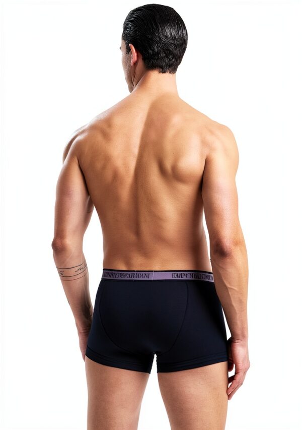Emporio Armani 3-Pack Trunk Maillot Homme Confortable Couleurs Mixte-3
