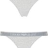 String femme Emporio Armani – Coton doux, modèle EW000405, gris/blanc-4