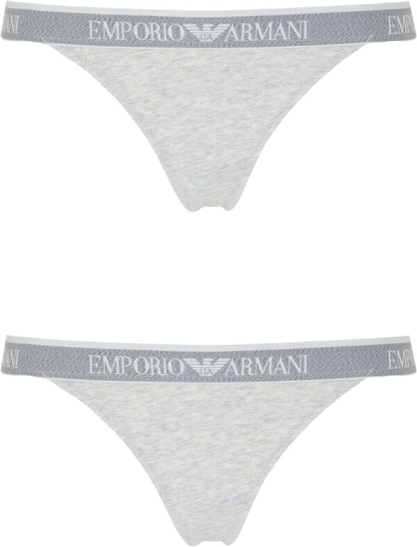 String femme Emporio Armani – Coton doux, modèle EW000405, gris/blanc-4