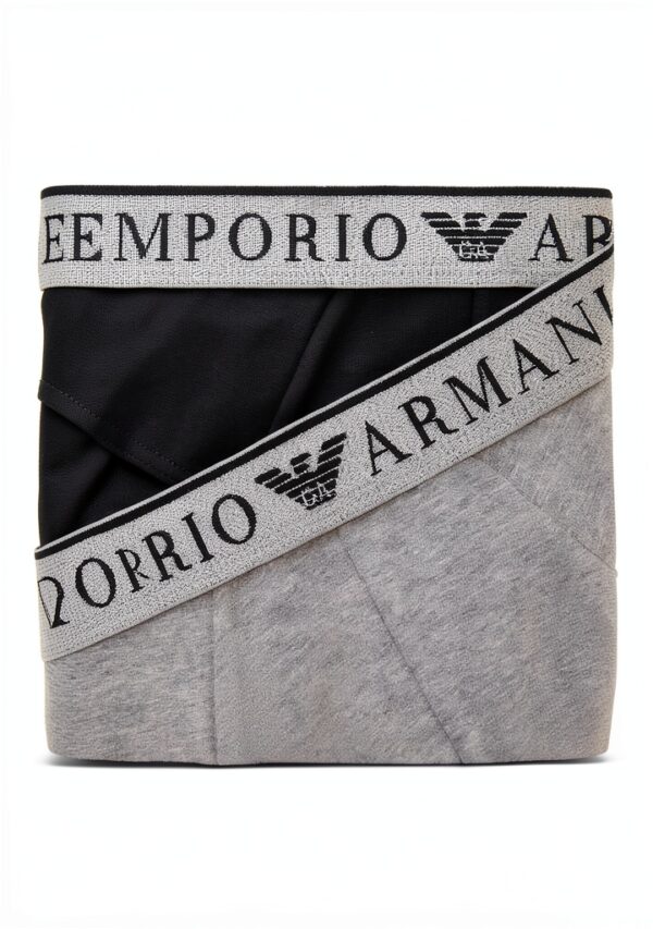 Emporio Armani Slips Endurance Homme Noir Taille M - Lot de 2-4