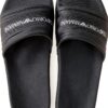 Emporio Armani Chaussures Homme Toboggan XVPS03 XN127 Blanc Noir-0