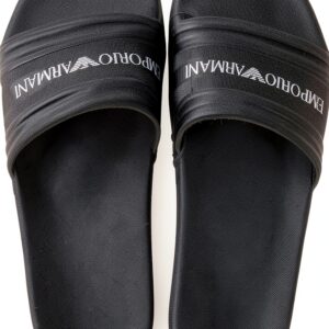 Emporio Armani Chaussures Homme Toboggan XVPS03 XN127 Blanc Noir-0