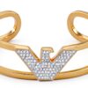 Emporio Armani Bracelet femme métal couleur or, EGS3047710-0