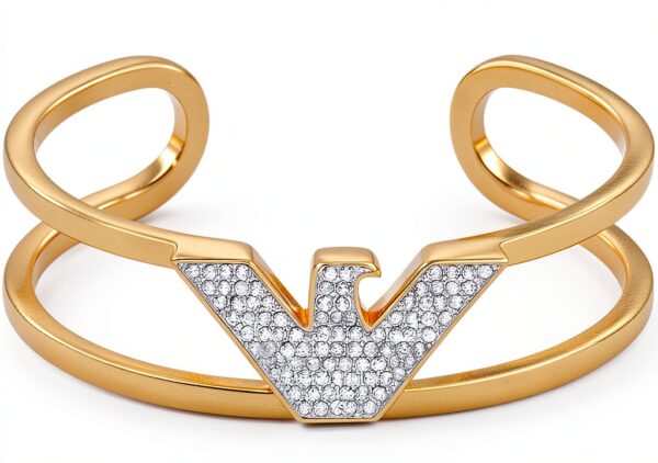 Emporio Armani Bracelet femme métal couleur or, EGS3047710-0