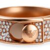Bague Emporio Armani acier inoxydable doré rose taille 5,5 EGS3092221-1
