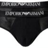Emporio Armani Man's Soft Touch Lot de 2 Slips en Viscose de Bambou, Noir, Taille M-4