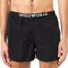 Emporio Armani Herren Logoband Boxer Swim Trunks-0
