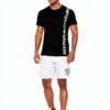 Emporio Armani T-Shirt col rond Homme Logoband Noir & Vert Thyme S-XL-5