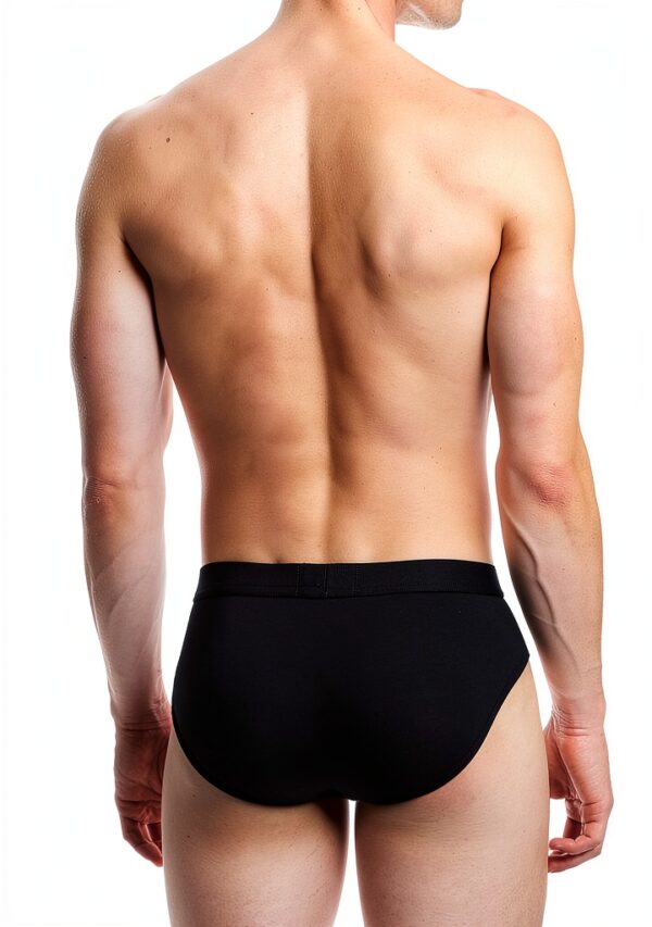 Emporio Armani Man's Soft Touch Lot de 2 Slips en Viscose de Bambou, Noir, Taille M-2