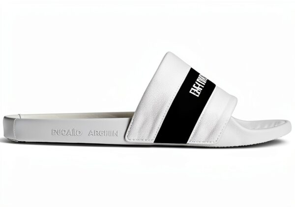 Emporio Armani Chaussons homme toboggan blanc 39-40 EU modele XVPS03-1