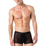 Emporio Armani Men's Trunk Jacquard Logo Mesh Les Troncs Homme-0
