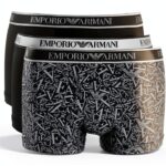 Emporio Armani Core Logoband 3-Pack Trunk Maillot Homme (Lot de 3)-0