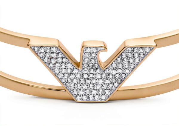 Emporio Armani Bracelet femme métal couleur or, EGS3047710-2