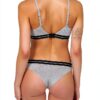Bikini Femme EMPORIO ARMANI, Deux Pièces, Grey Mela / Grey Mel, Taille-6