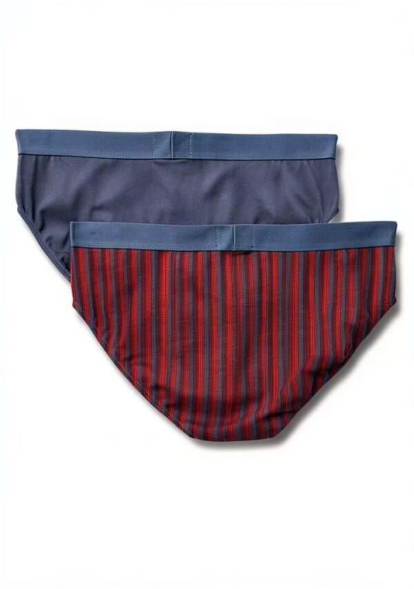 Slips Homme Emporio Armani Vert Stripes Vintage XXL-2