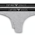 Bikini Femme EMPORIO ARMANI, Deux Pièces, Grey Mela / Grey Mel, Taille-0