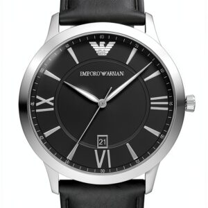 Montre Emporio Armani pour homme, boîtier acier inoxydable 43mm,-0