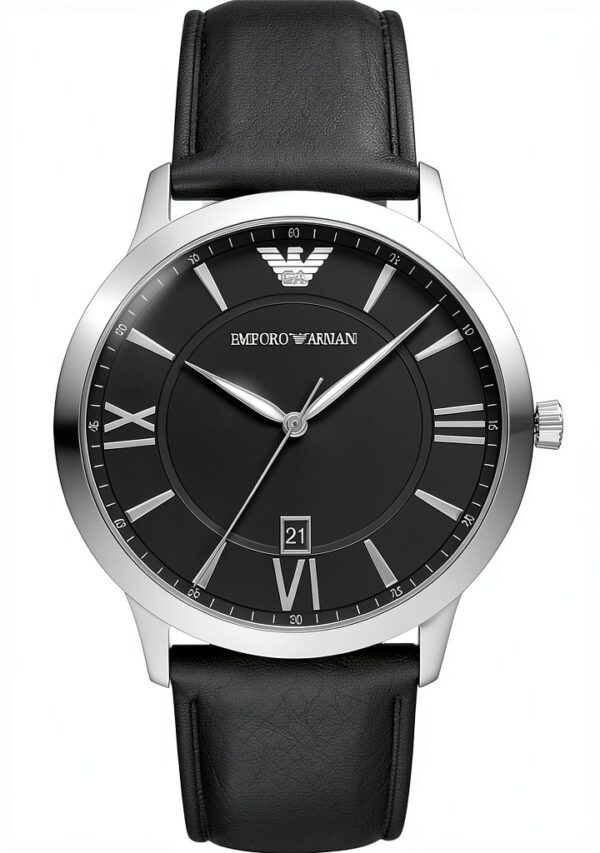 Montre Emporio Armani pour homme, boîtier acier inoxydable 43mm,-0